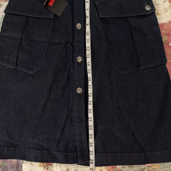 NWT Massimo Dutti Button Denim Jean Skirt … - Picture 7 of 7